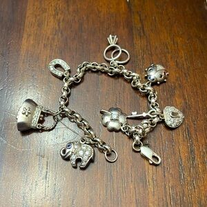 Silver Lucky Charm Bracklet